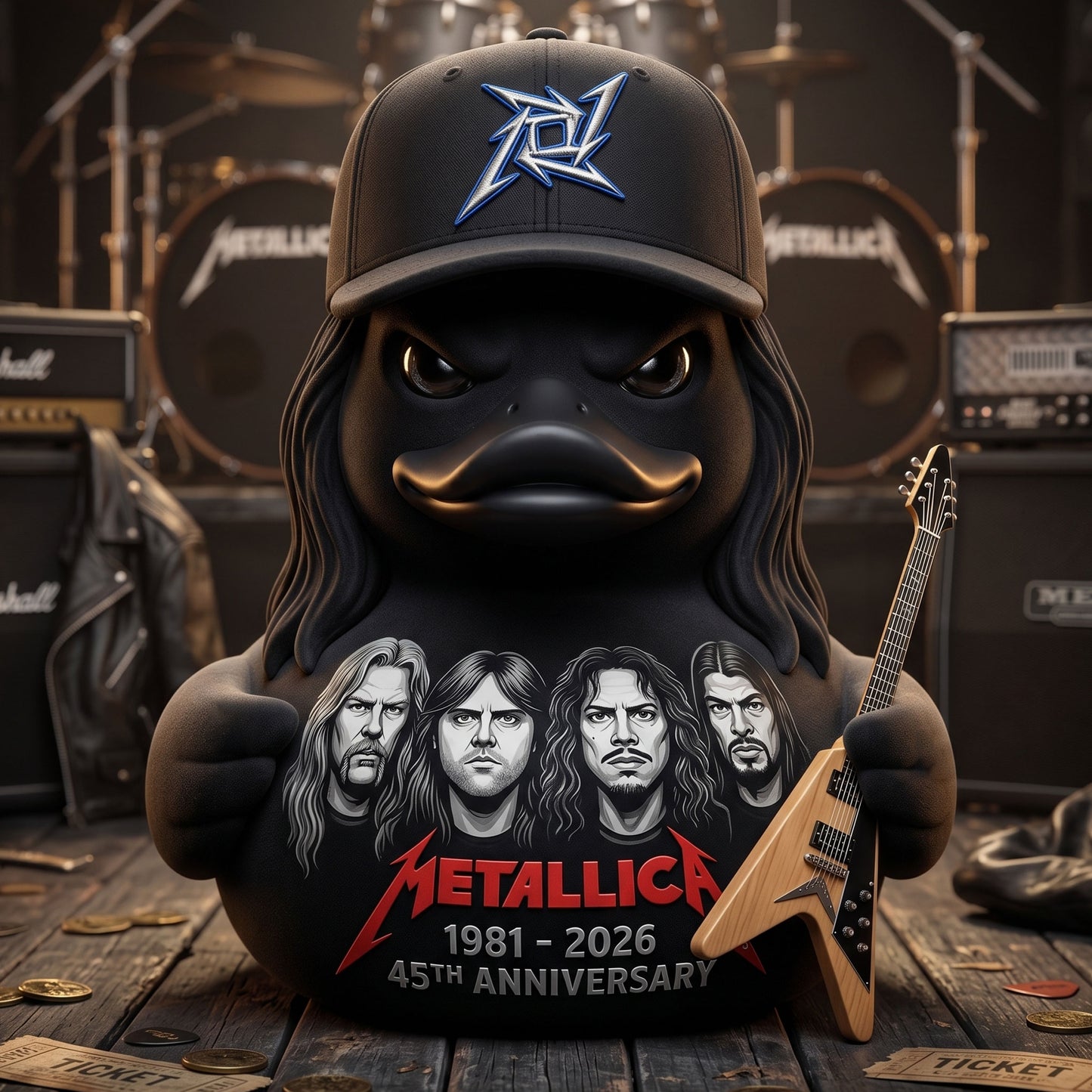 Metallica 45th Anniversary Duck