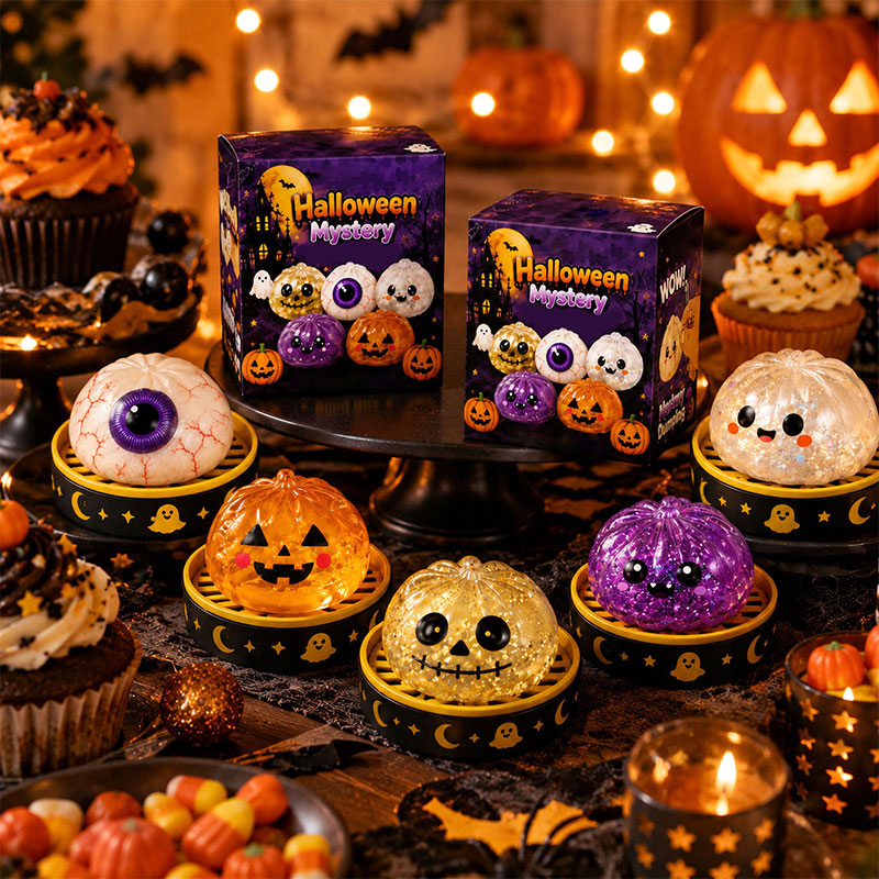 π Halloween Dumpling Squeeze Squishy Toy Blind Boxes