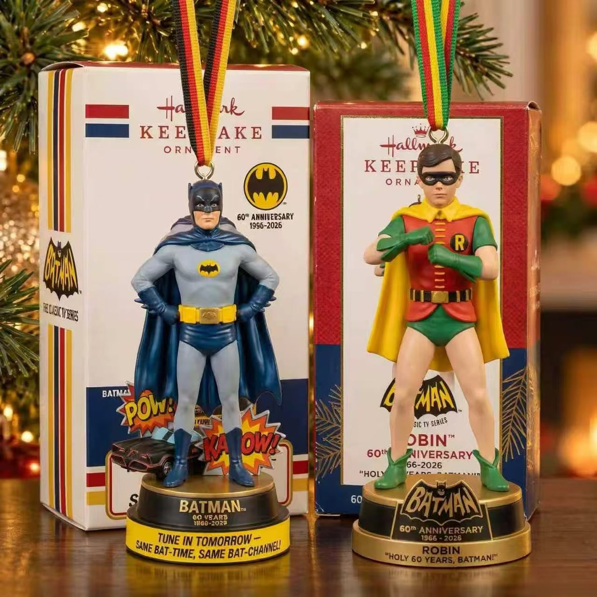 60 Years of "POW! KAPOW!" – 1966 Vintage Hero Collector Ornament