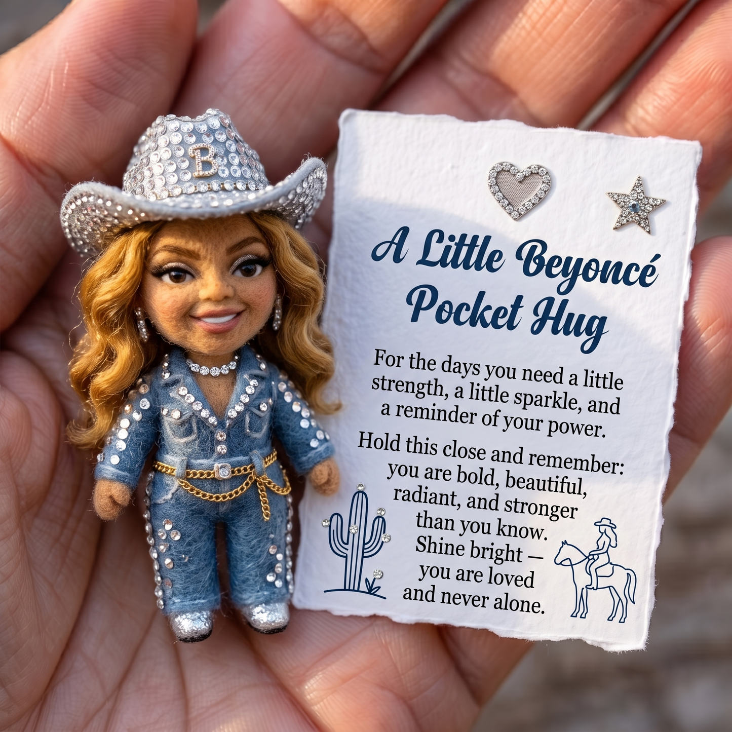 Beyoncé Felt Pocket Hug Set