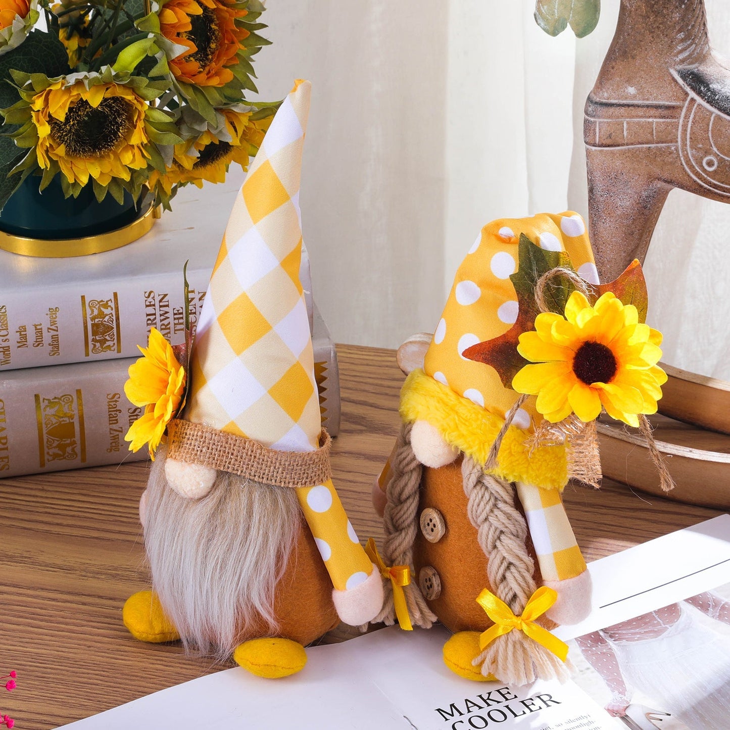 Sunflower Harvest Gnome