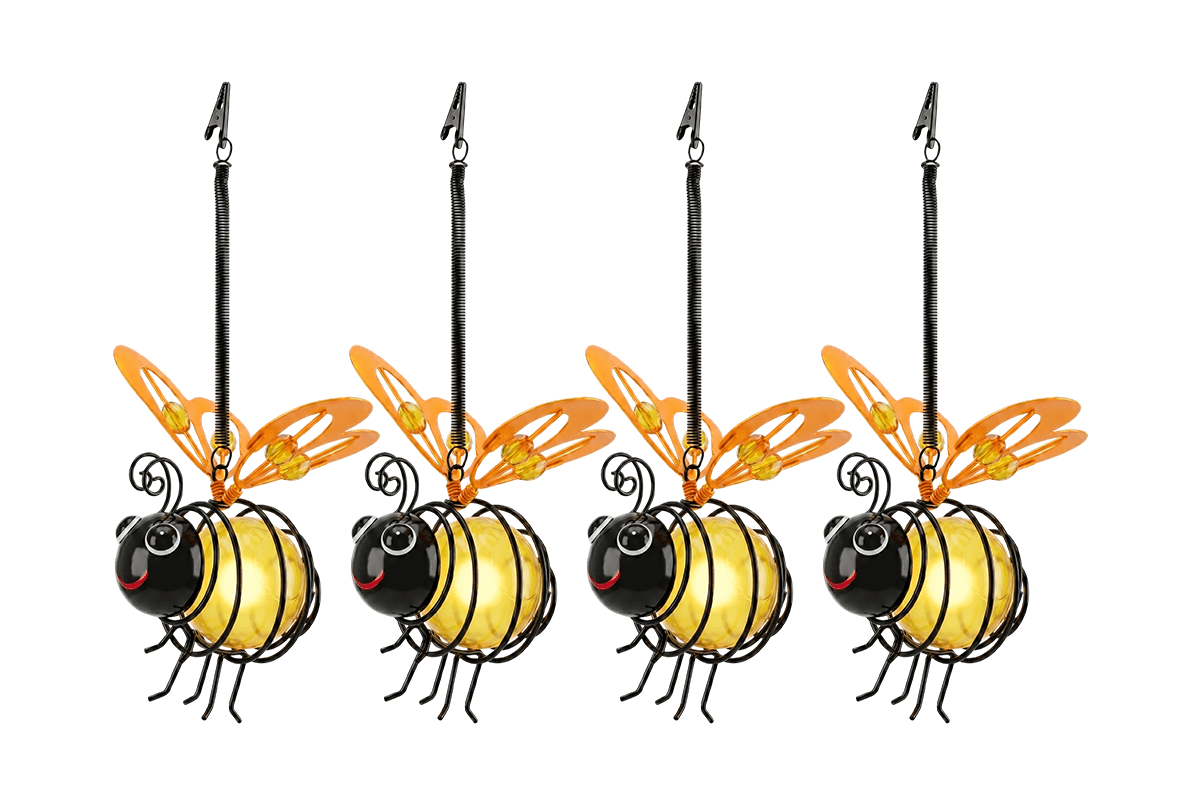 🌙🍃🪴 LIMITED-TIME 50% OFF! Hanging Solar Bee Light – Spread Joy Day and Night 🌞🌜