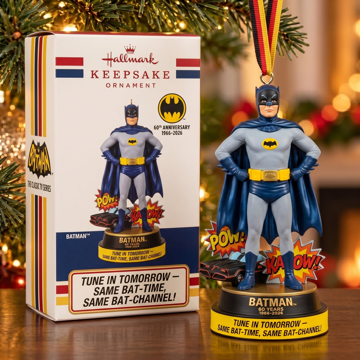 60 Years of "POW! KAPOW!" – 1966 Vintage Hero Collector Ornament