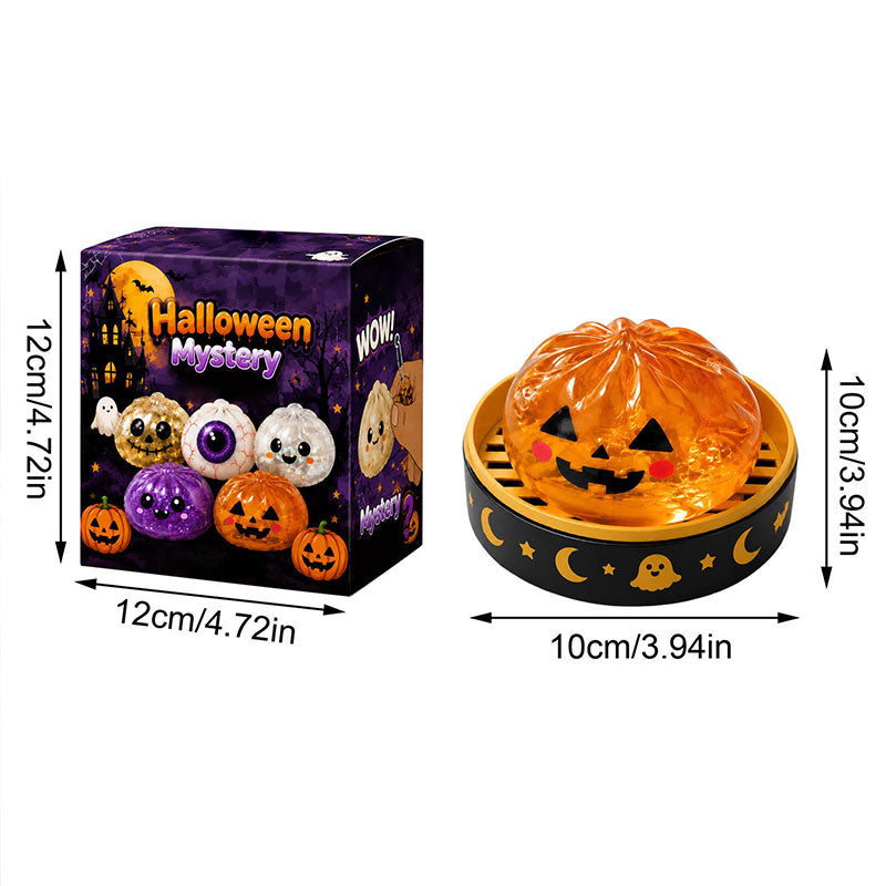 🎃 Halloween Dumpling Squeeze Squishy Toy Blind Boxes