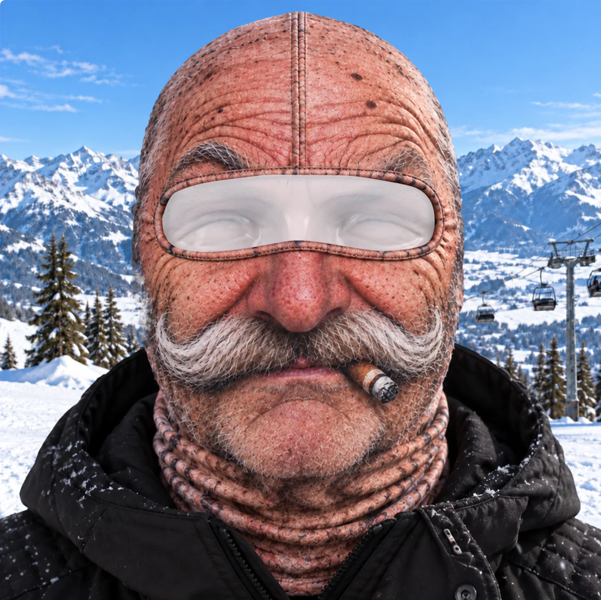 Custom Funny Ski Mask - Personalized Birthday Gifts For Ski Lovers - Born For The Slopes