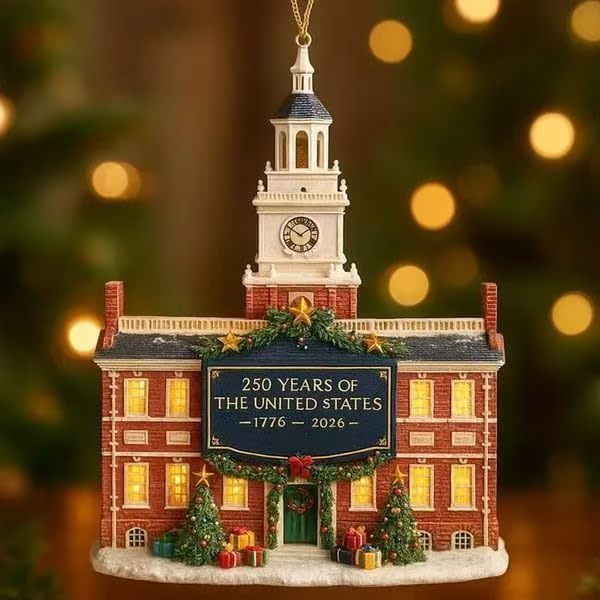 🔥🎄US 250th Anniversary Ornament
