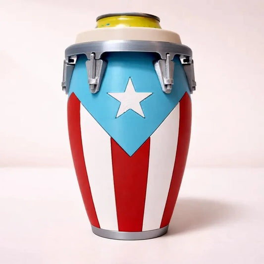 🔥 🔥 Conga-Style Can Holder – Celebrate Caribbean Pride, One Sip at a Time