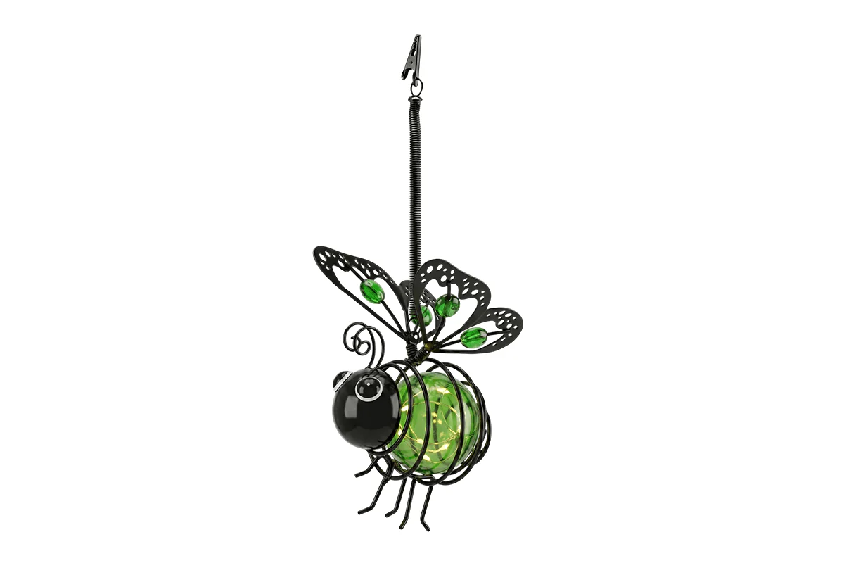 🌙🍃🪴 LIMITED-TIME 50% OFF! Hanging Solar Bee Light – Spread Joy Day and Night 🌞🌜