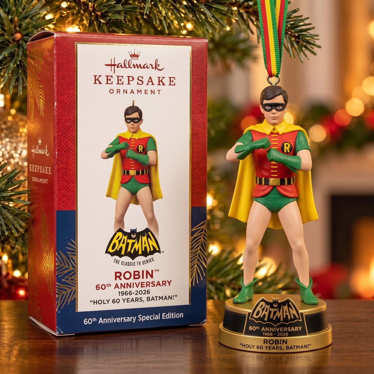 60 Years of "POW! KAPOW!" – 1966 Vintage Hero Collector Ornament