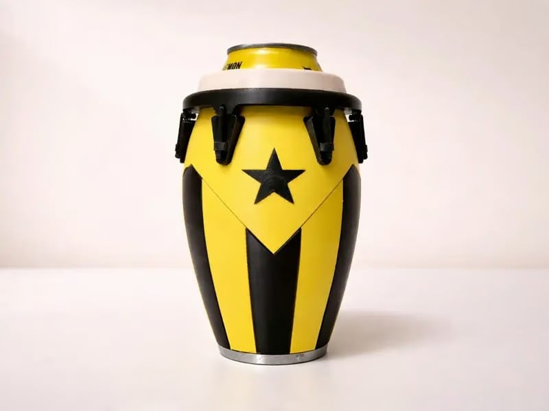 🔥 🔥 Conga-Style Can Holder – Celebrate Caribbean Pride, One Sip at a Time