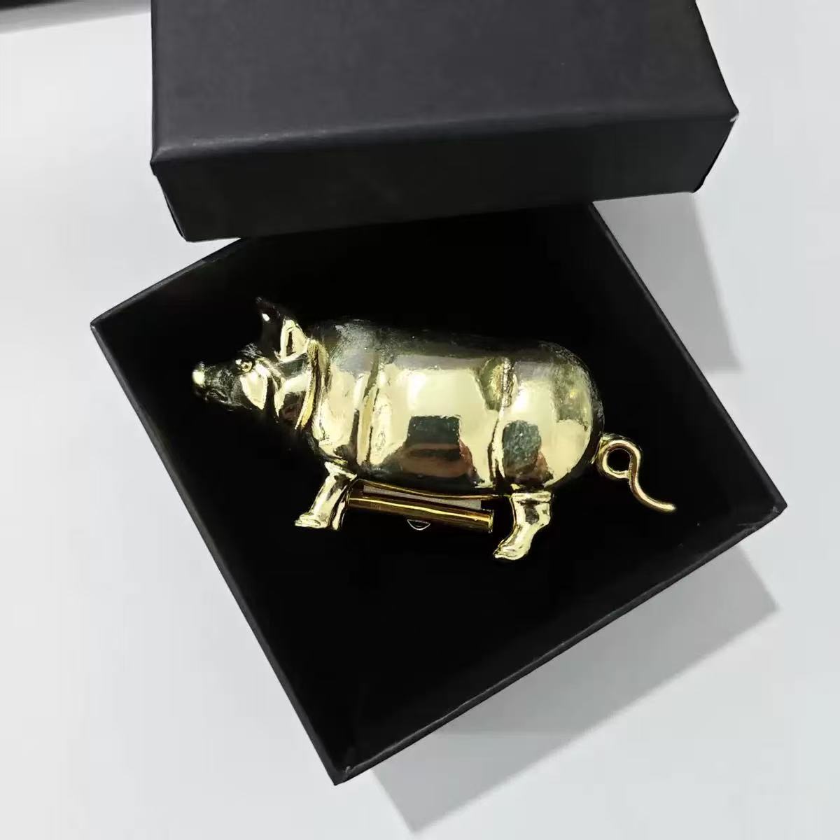 📏Antique-Inspired Pig Mini Tape Measure
