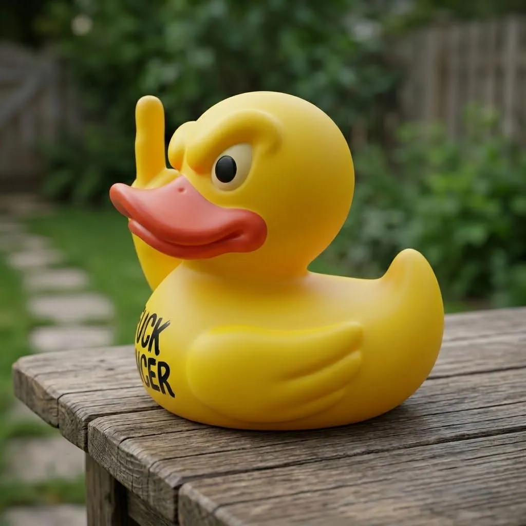 Bold & Unfiltered Anti-Cancer Rubber Duck