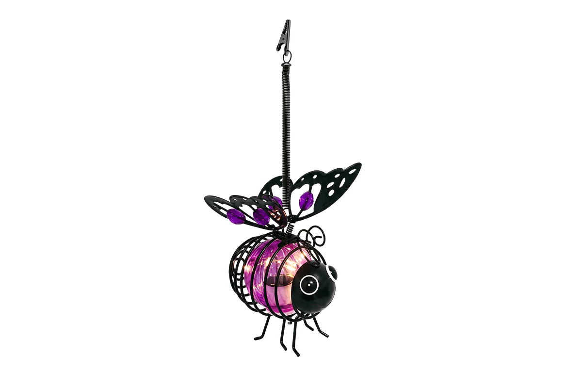 🌙🍃🪴 LIMITED-TIME 50% OFF! Hanging Solar Bee Light – Spread Joy Day and Night 🌞🌜