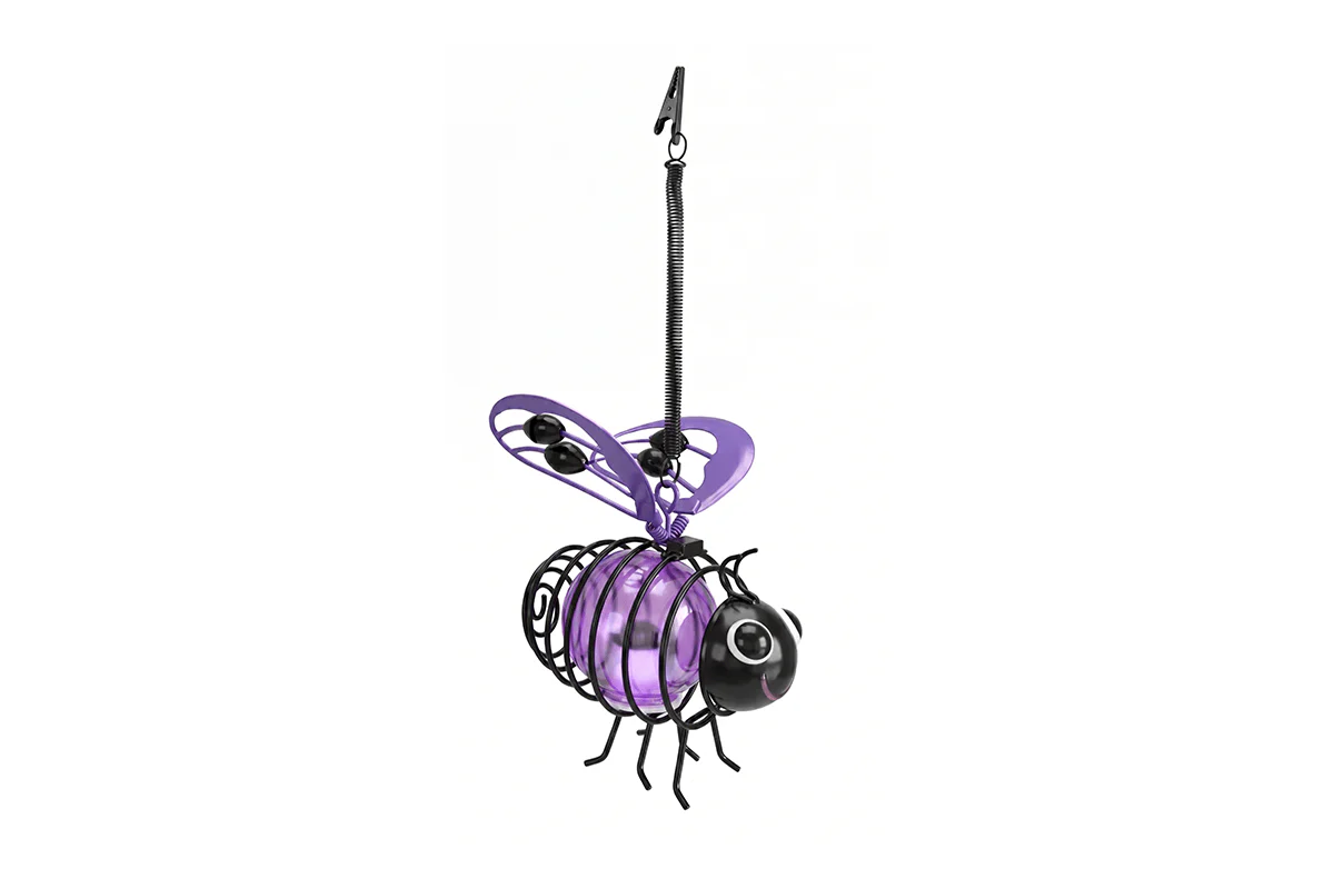 🌙🍃🪴 LIMITED-TIME 50% OFF! Hanging Solar Bee Light – Spread Joy Day and Night 🌞🌜