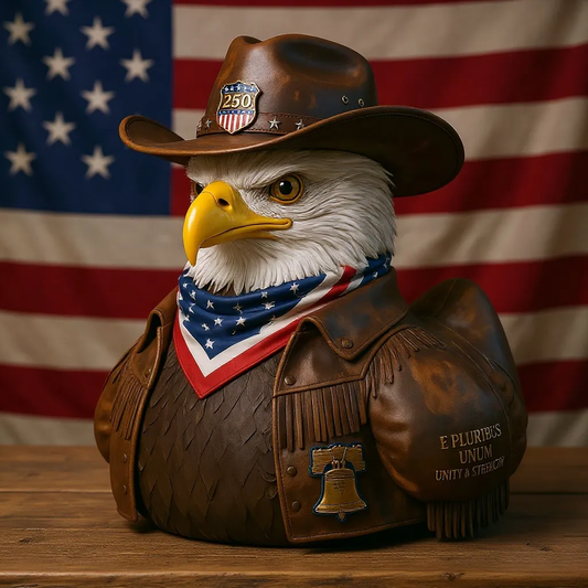 USA 250th Anniversary Liberty Eagle Commemorative Collectible Duck