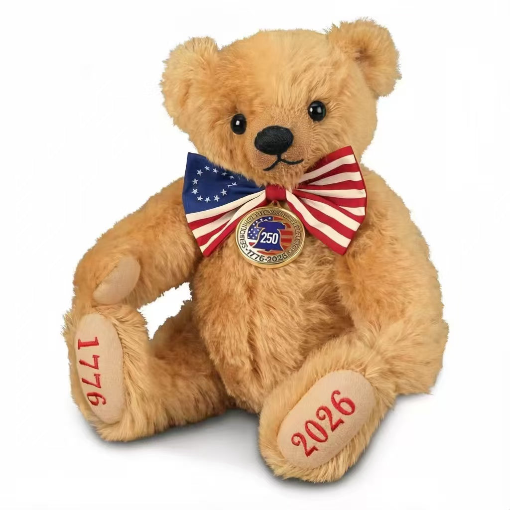 🎉 The 250th Anniversary of America Bear – 1776-2026 Limited Edition.（Buy two and enjoy free shipping! 🎉）