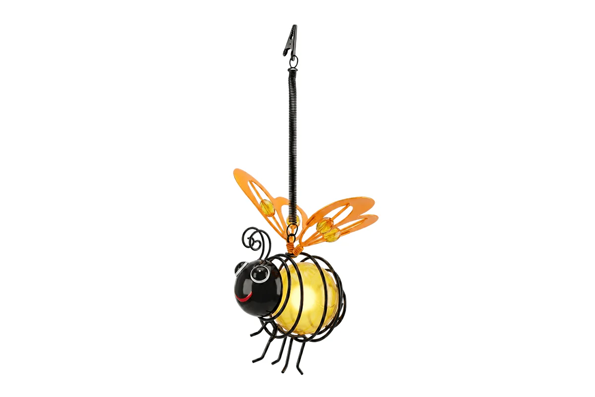 🌙🍃🪴 LIMITED-TIME 50% OFF! Hanging Solar Bee Light – Spread Joy Day and Night 🌞🌜