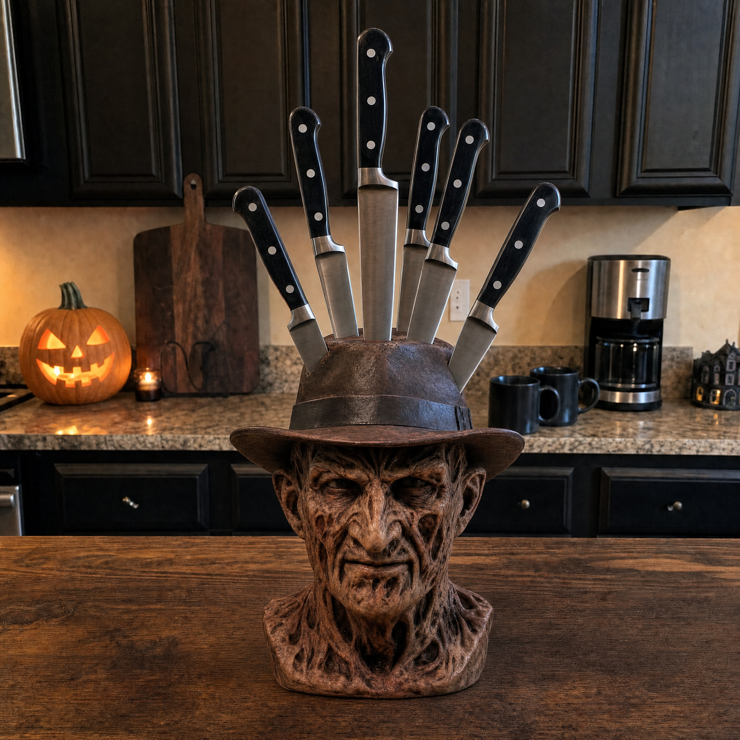 🎃Horror Knife Block🖤